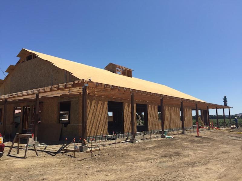 New winery building image for all truss